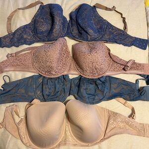 Lot of 4 Third Love Bras - Size 36G